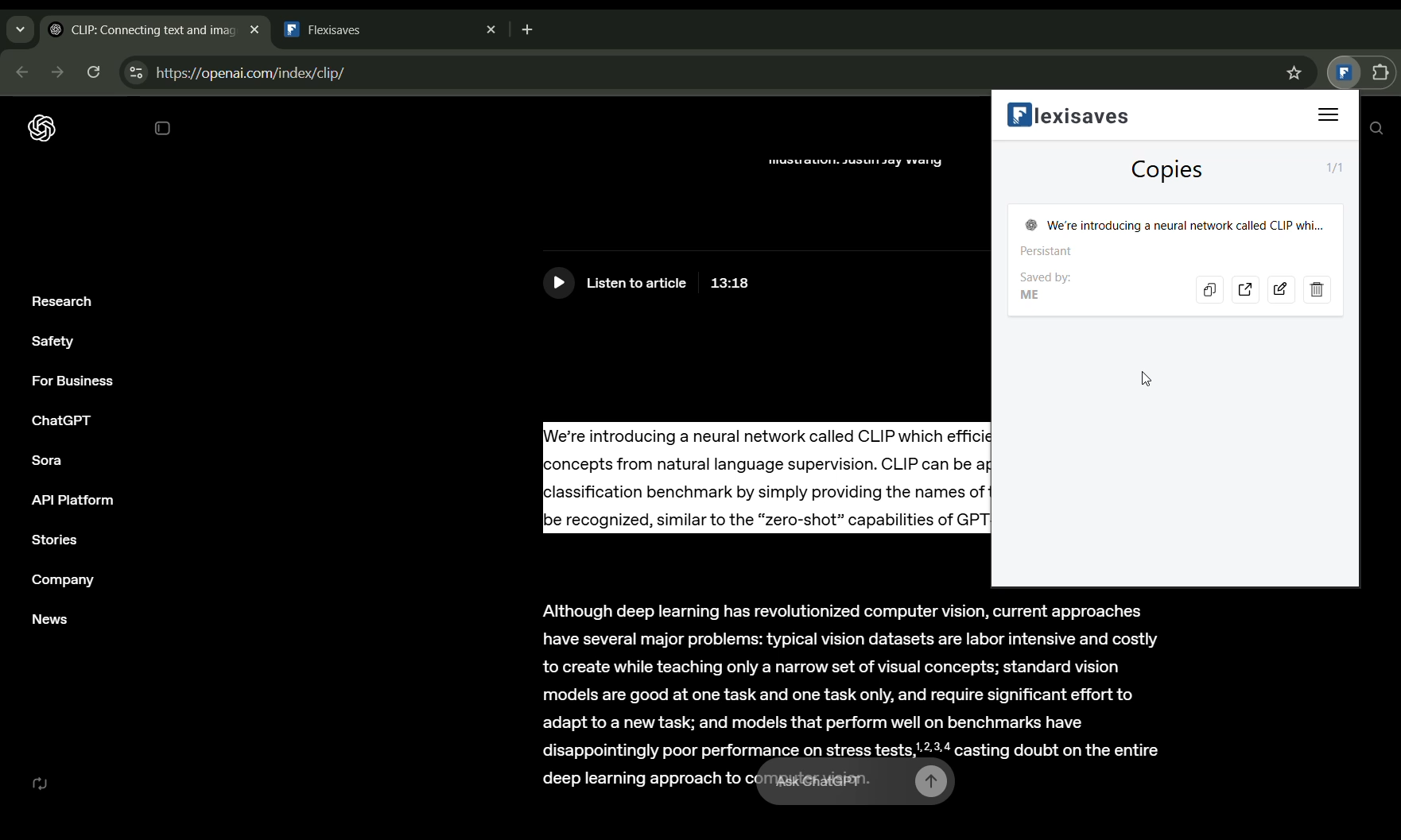 How to Save ChatGPT References and Organize AI Research with Flexisaves